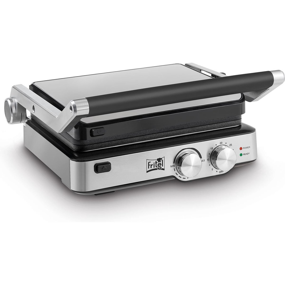 1200x672 fritel gr2285 - grill / panini / bbq in 1 - grilloppervlak 29x23 cm - 180° openklapbaar - 2000w - afbeelding 7