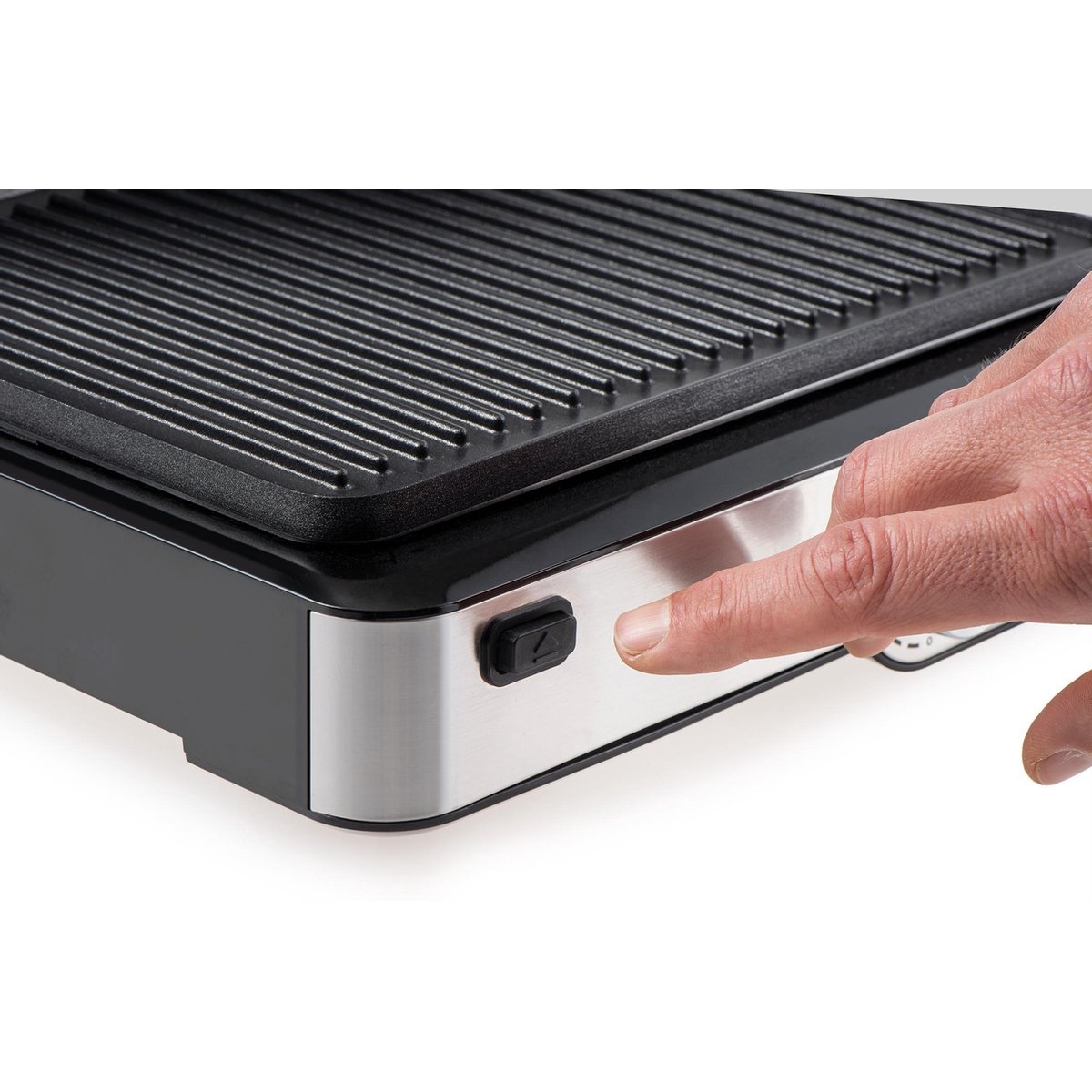 1200x783 fritel gr2285 - grill / panini / bbq in 1 - grilloppervlak 29x23 cm - 180° openklapbaar - 2000w - afbeelding 8