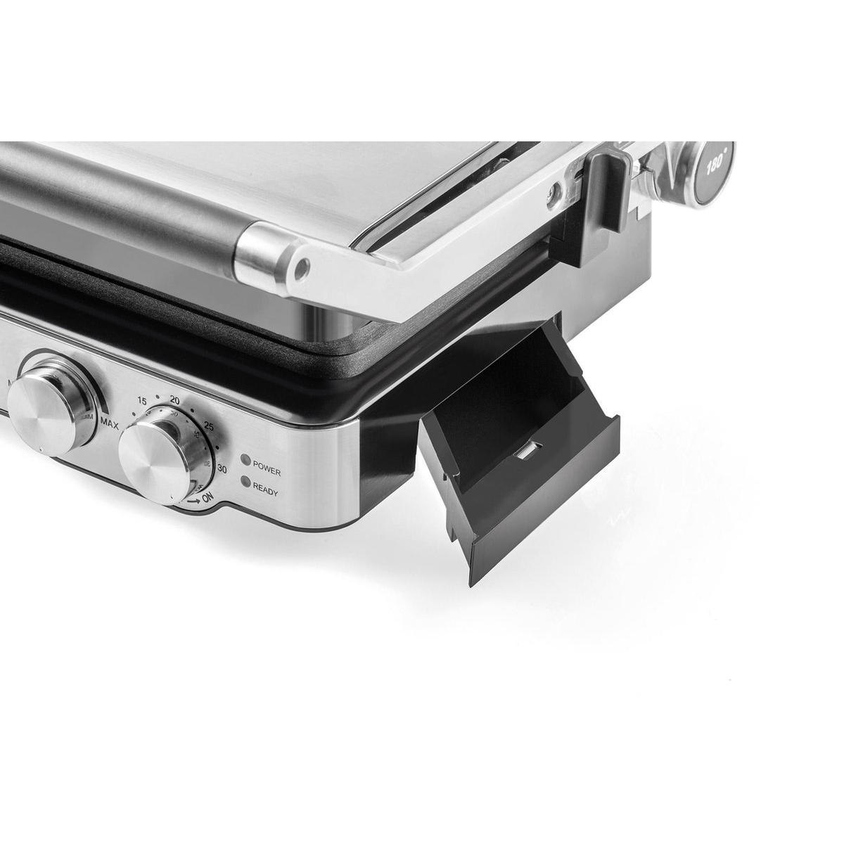 1200x798 fritel gr2285 - grill / panini / bbq in 1 - grilloppervlak 29x23 cm - 180° openklapbaar - 2000w - afbeelding 3