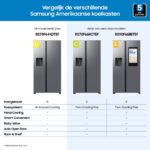 Samsung Amerikaanse koelkast RS70F64KDTEF 7-serie Wifi - Afbeelding 3
