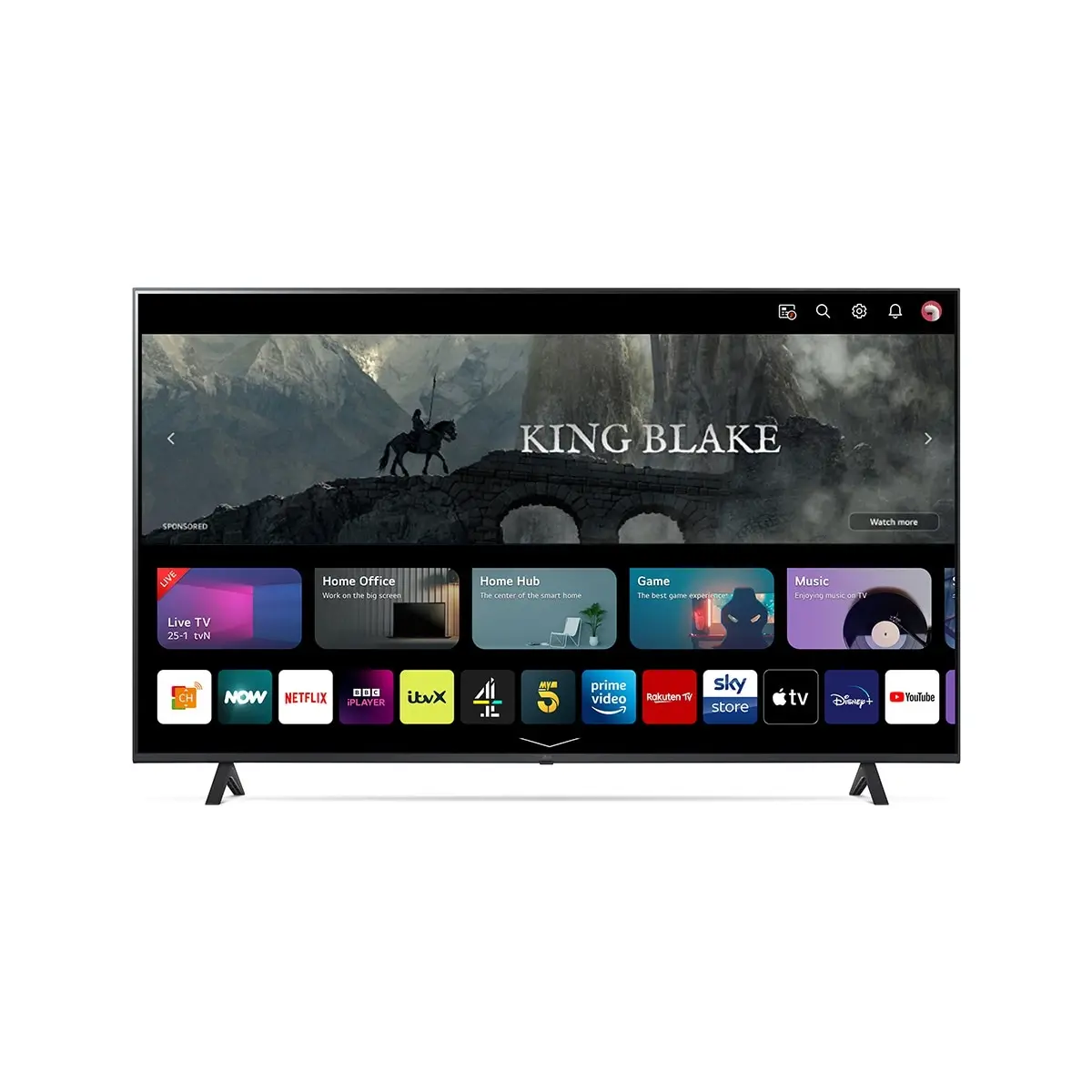 lg 65ur78006lk tv 165,1 cm (65") 4k ultra hd smart tv wifi blauw - afbeelding 3