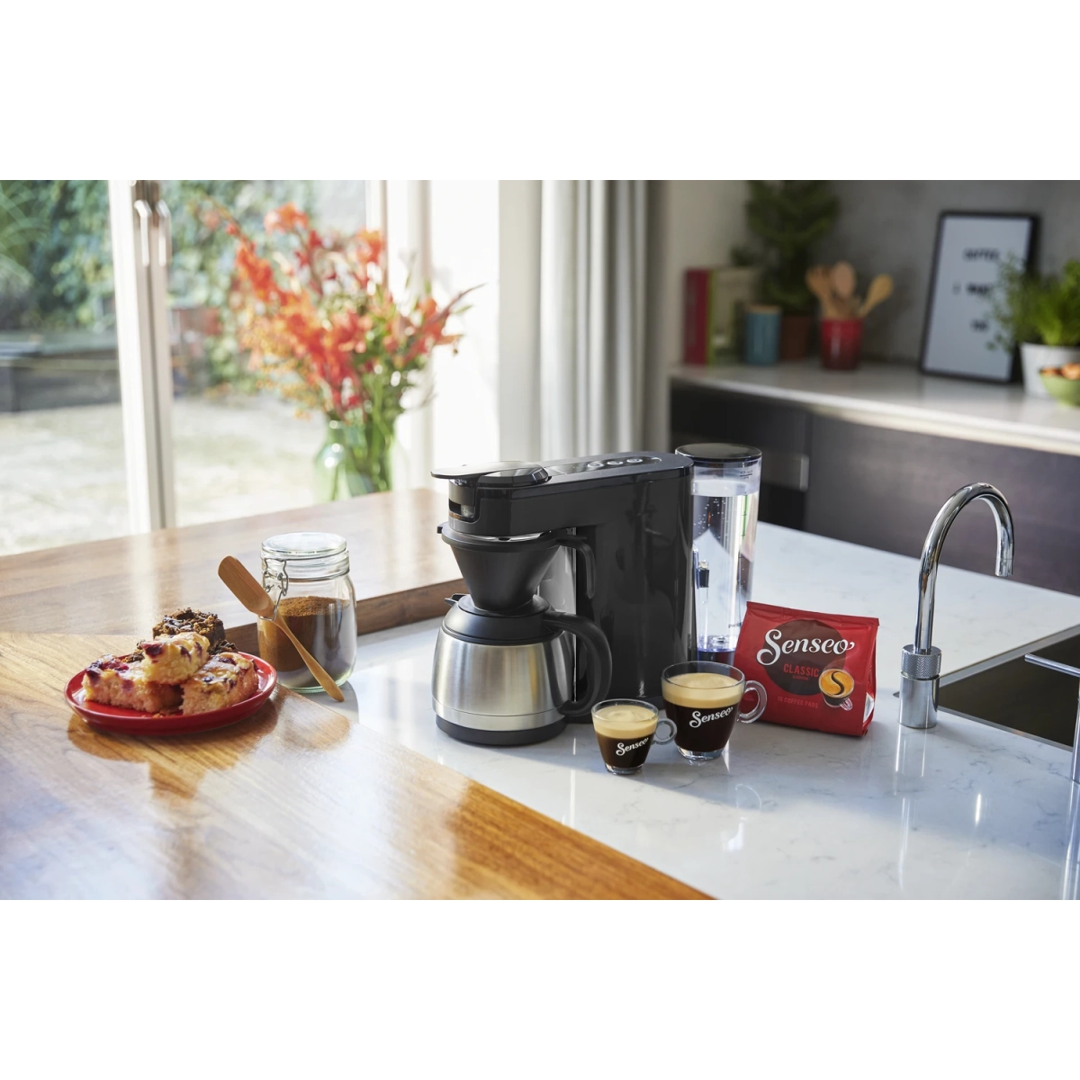 philips hd6592/64 senseo switch 2in1 koffiemachine zwart pad- en filterkoffiezetapparaat - afbeelding 3