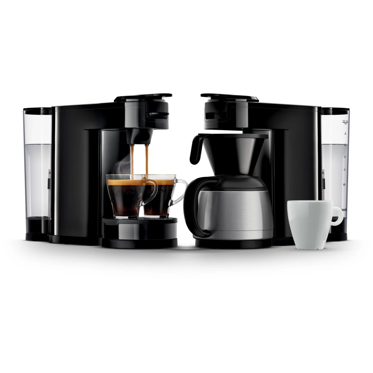 philips hd6592/64 senseo switch 2in1 koffiemachine zwart pad- en filterkoffiezetapparaat - afbeelding 6