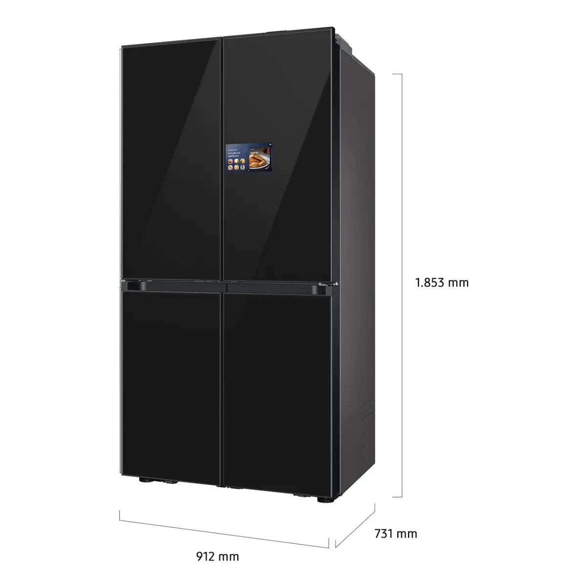 RM90F67CECEF (4) samsung series 9 rm90f67cec amerikaanse koelkast vrijstaand 654 l e zwart - afbeelding 5
