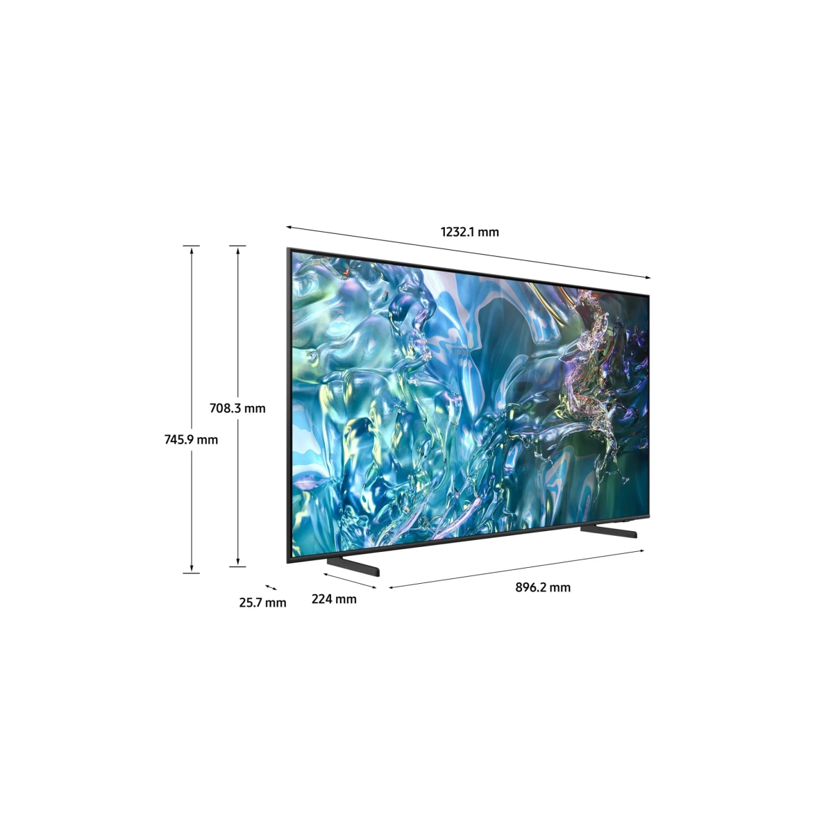 samsung tq55q64dau 139,7 cm (55") 4k ultra hd smart tv wifi grijs - afbeelding 5