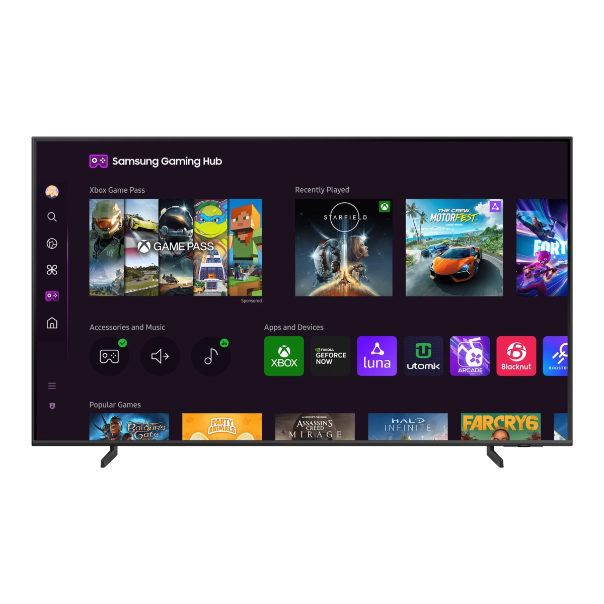 samsung tq55q64dau 139,7 cm (55") 4k ultra hd smart tv wifi grijs - afbeelding 3