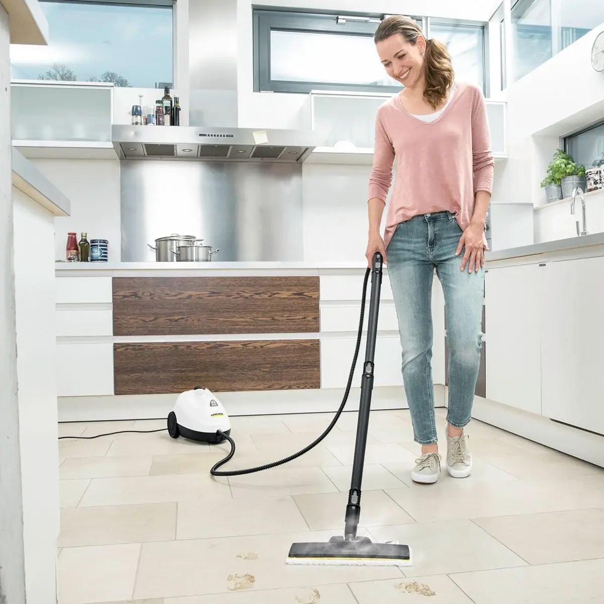 karcher (16) kärcher sc 2 easyfix stoomreiniger - 3.2 bar - oppervlakteprestatie 75 m² - reservoir 1 l - vloerreinigingsset easyfix - afbeelding 8