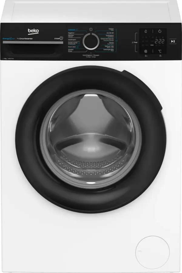Beko b300 BM3WFT3941B wasmachine Voorbelading 9 kg 1400 RPM Wit - Main Image