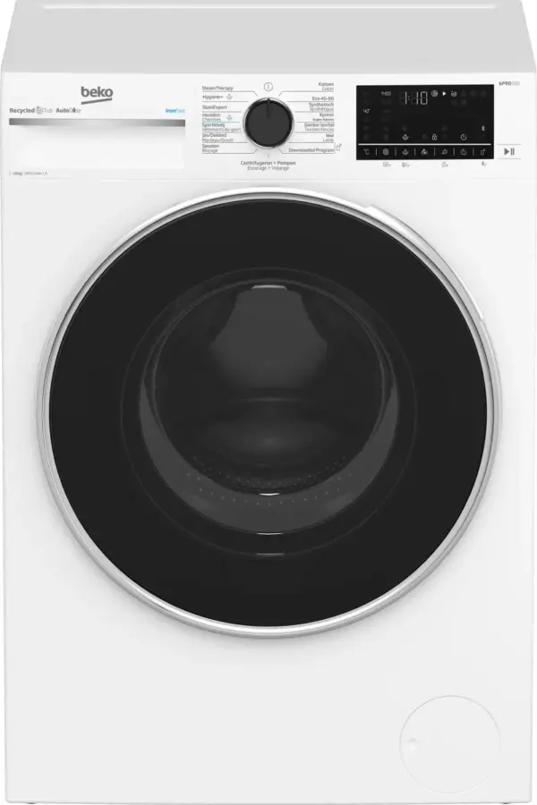 Beko B5WT5104106W wasmachine Voorbelading 10 kg 1400 RPM Wit - Main Image