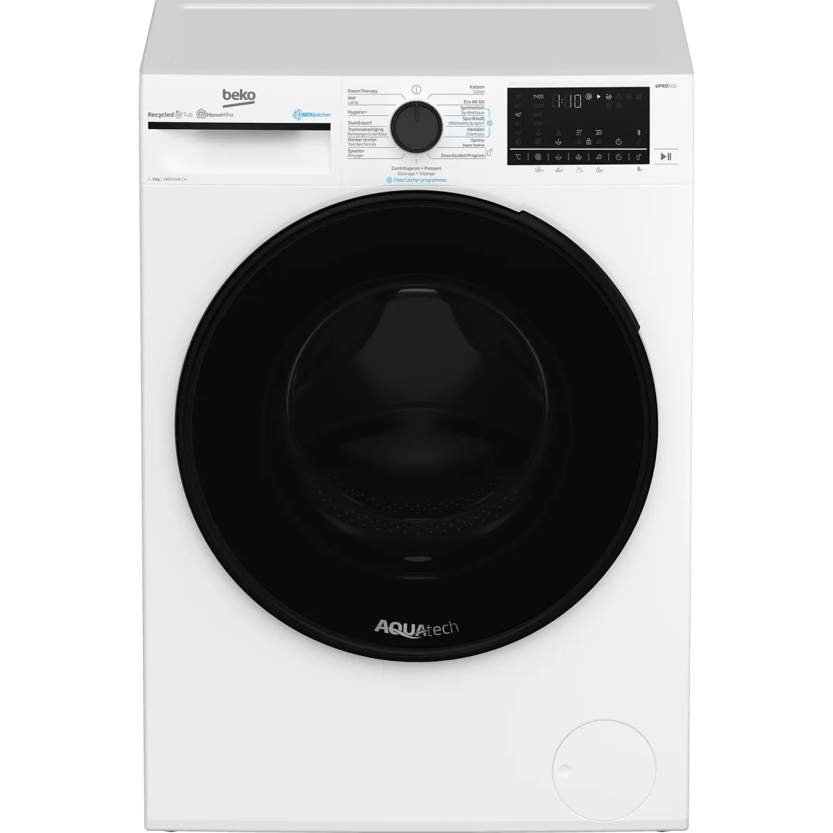 Beko B5WT594189W wasmachine Voorbelading 9 kg 1400 RPM Wit - Main Image beko b5wt594189w wasmachine voorbelading 9 kg 1400 rpm wit - main image