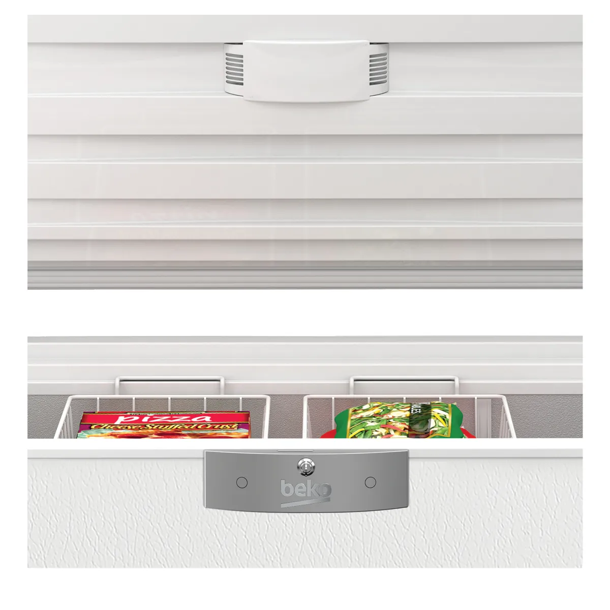 beko hsm22340 diepvriezer diepvrieskist vrijstaand 230 l d wit - image 4