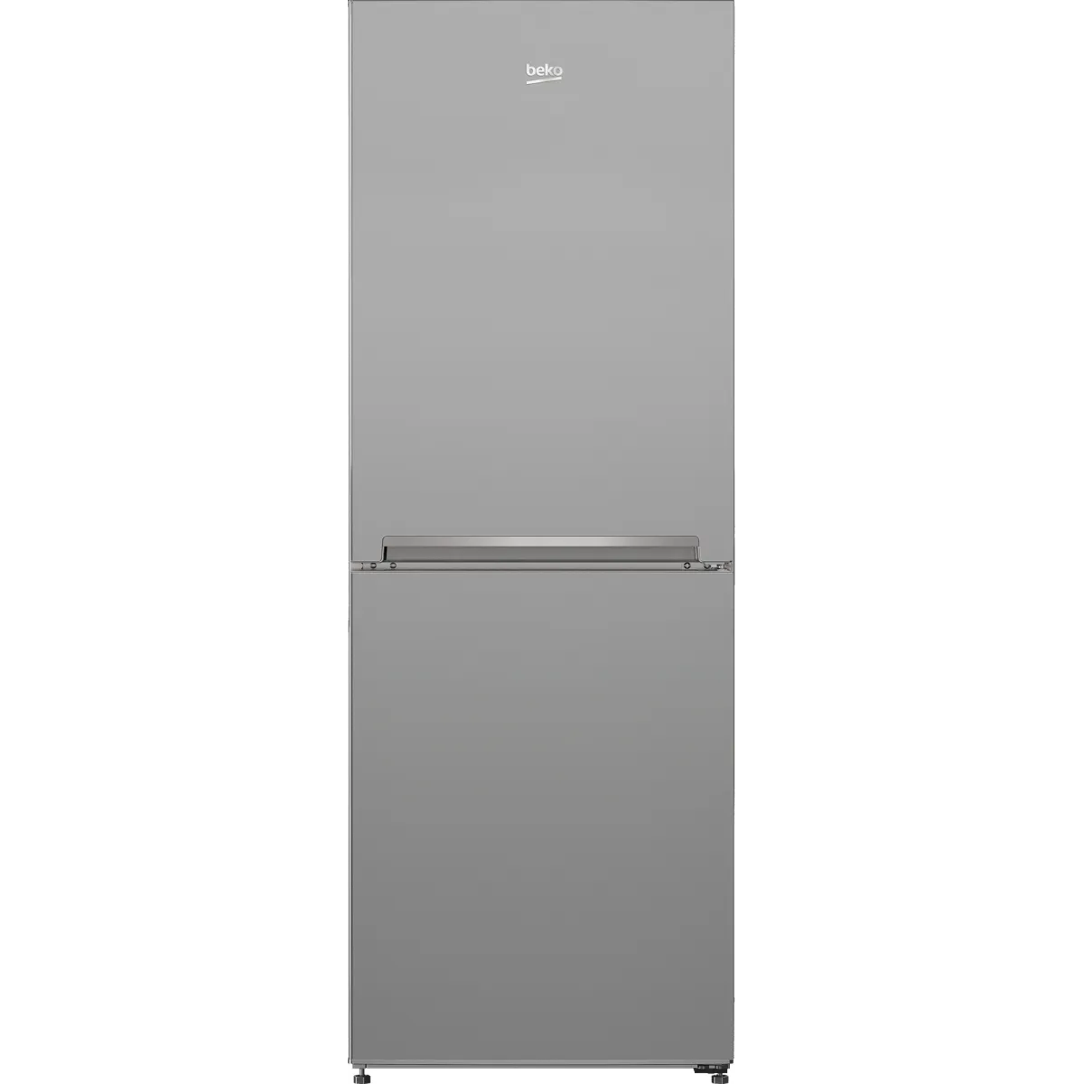 beko rcsa240k40sn koel-vriescombinatie vrijstaand 229 l e zilver - main image