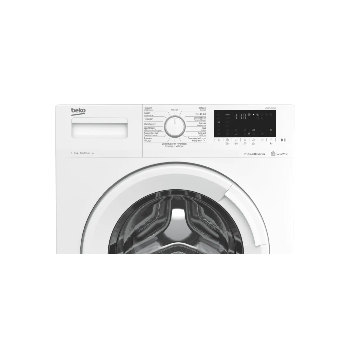 Beko wasmachine WTV8716XWW0 - Image 3 beko wasmachine wtv8716xww0 - image 3