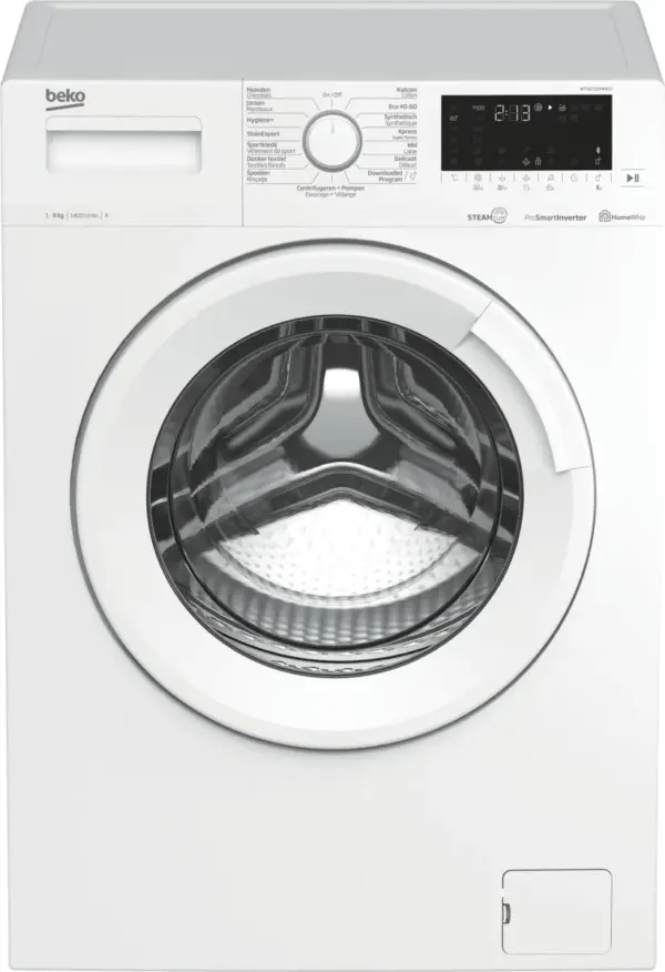 Beko WTV8716XWWST wasmachine Voorbelading 8 kg 1400 RPM Wit - Main Image