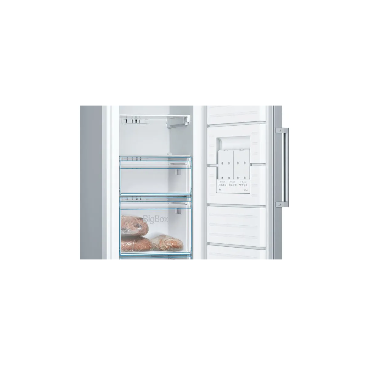 bosch gsn33vlep diepvriezer vrieskast vrijstaand 225 l e roestvrijstaal - image 3