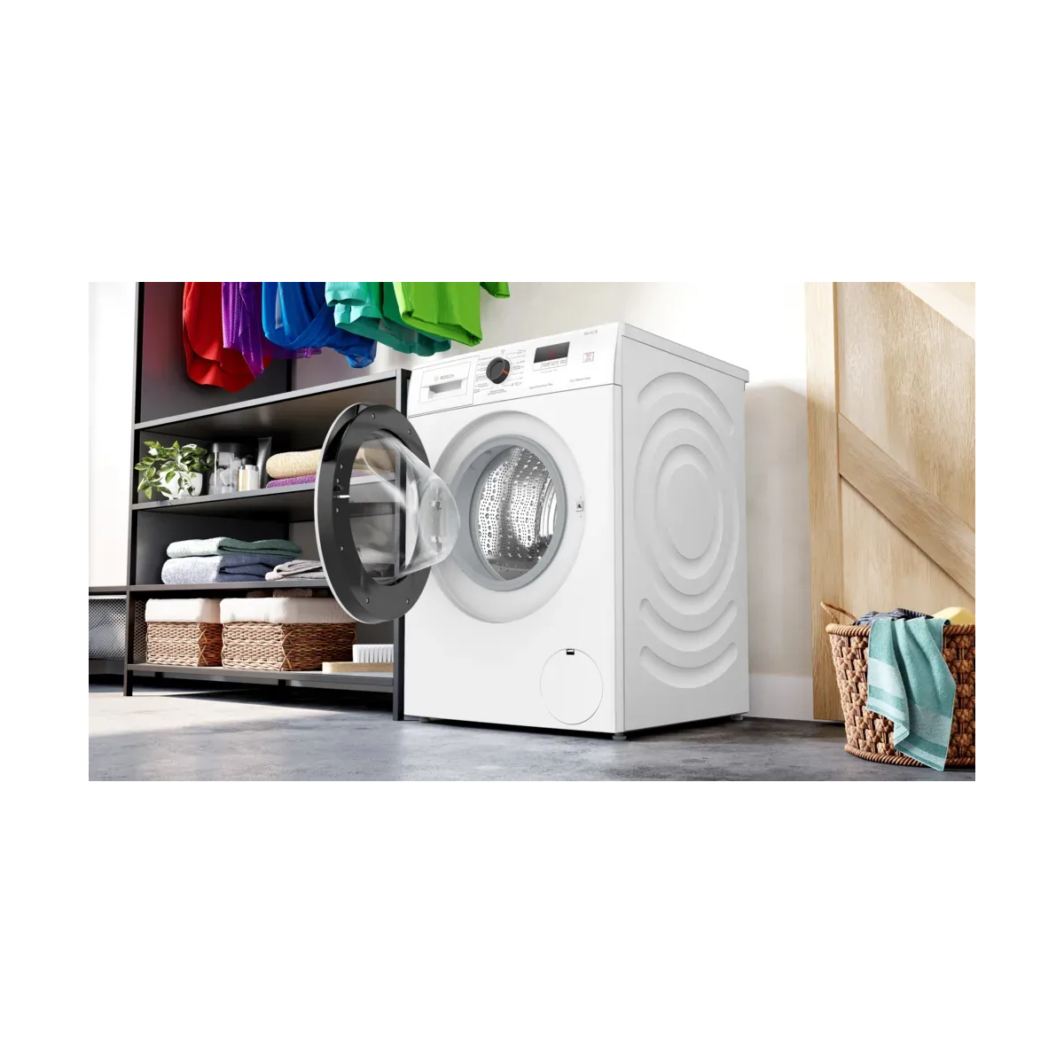 Bosch Serie 2 WGE02407FG wasmachine Voorbelading 7 kg 1400 RPM Wit - Image 5 bosch serie 2 wge02407fg wasmachine voorbelading 7 kg 1400 rpm wit - image 5