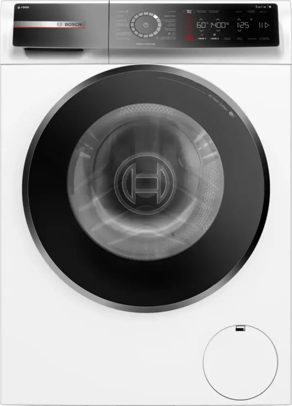 Bosch Serie 8 WGB244A4FG wasmachine Voorbelading 9 kg 1400 RPM Wit - Main Image