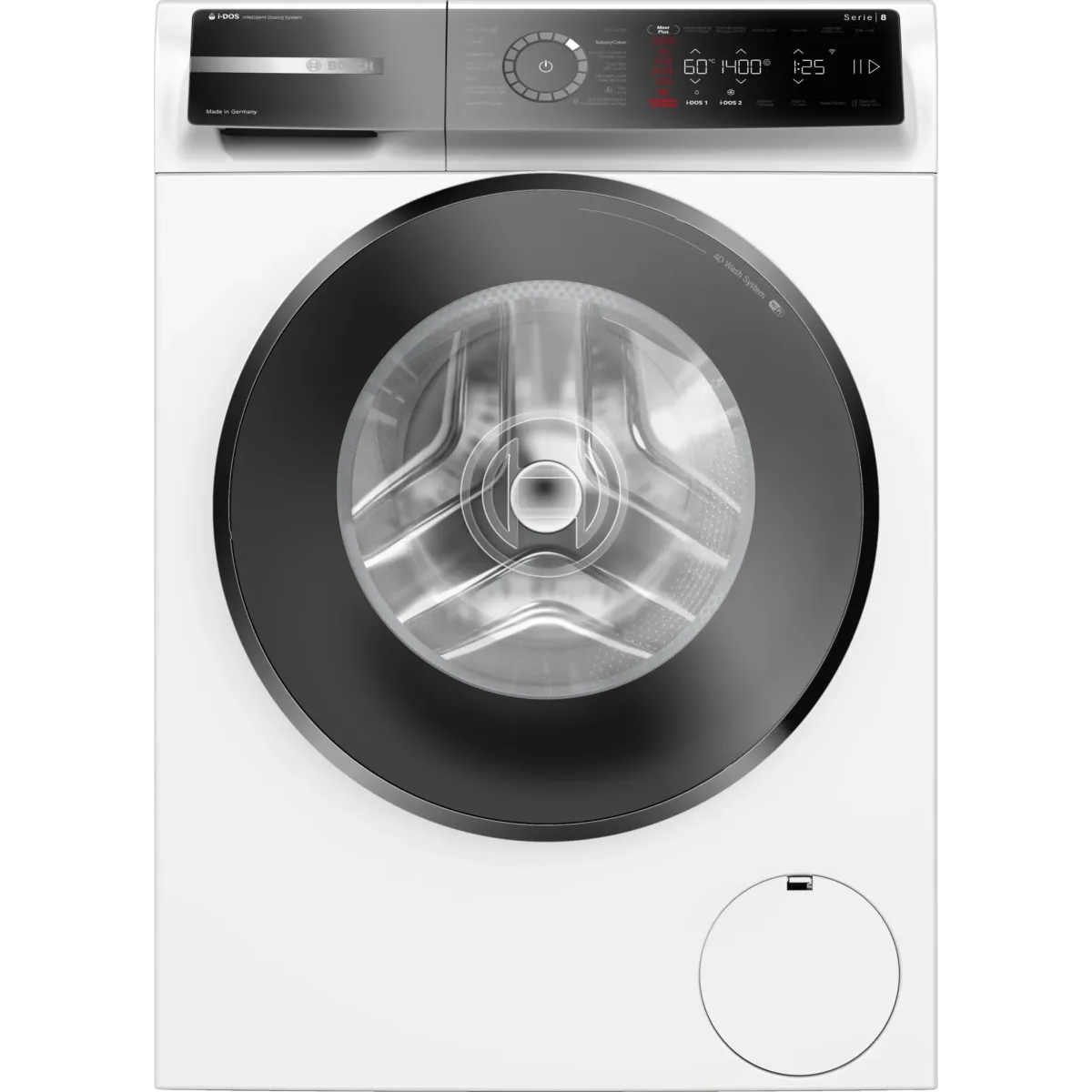 Bosch Serie 8 WGB244AAFG wasmachine Voorbelading 9 kg 1400 RPM Wit - Main Image bosch serie 8 wgb244aafg wasmachine voorbelading 9 kg 1400 rpm wit - main image