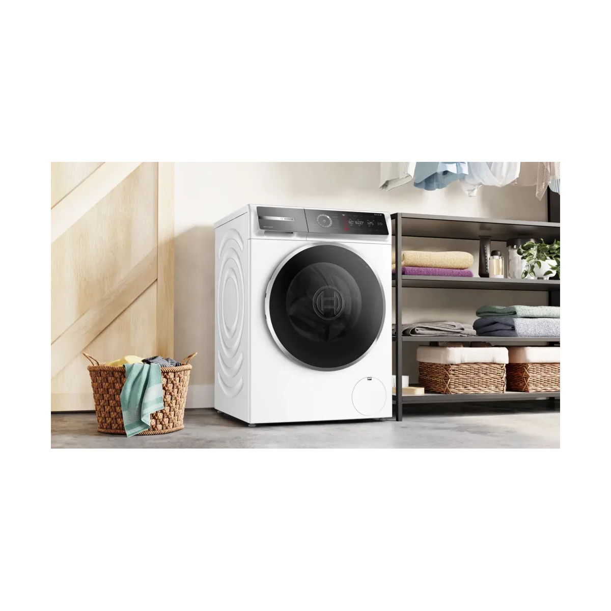 Bosch Serie 8 WGB2560WFG wasmachine Voorbelading 10 kg 1600 RPM Wit - Image 5 bosch serie 8 wgb2560wfg wasmachine voorbelading 10 kg 1600 rpm wit - image 5