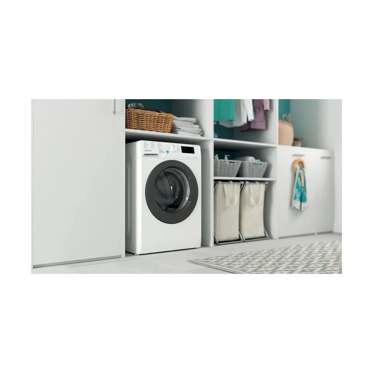 indesit bwebe 91496x wk n wasmachine voorbelading 9 kg 1400 rpm wit - image 5