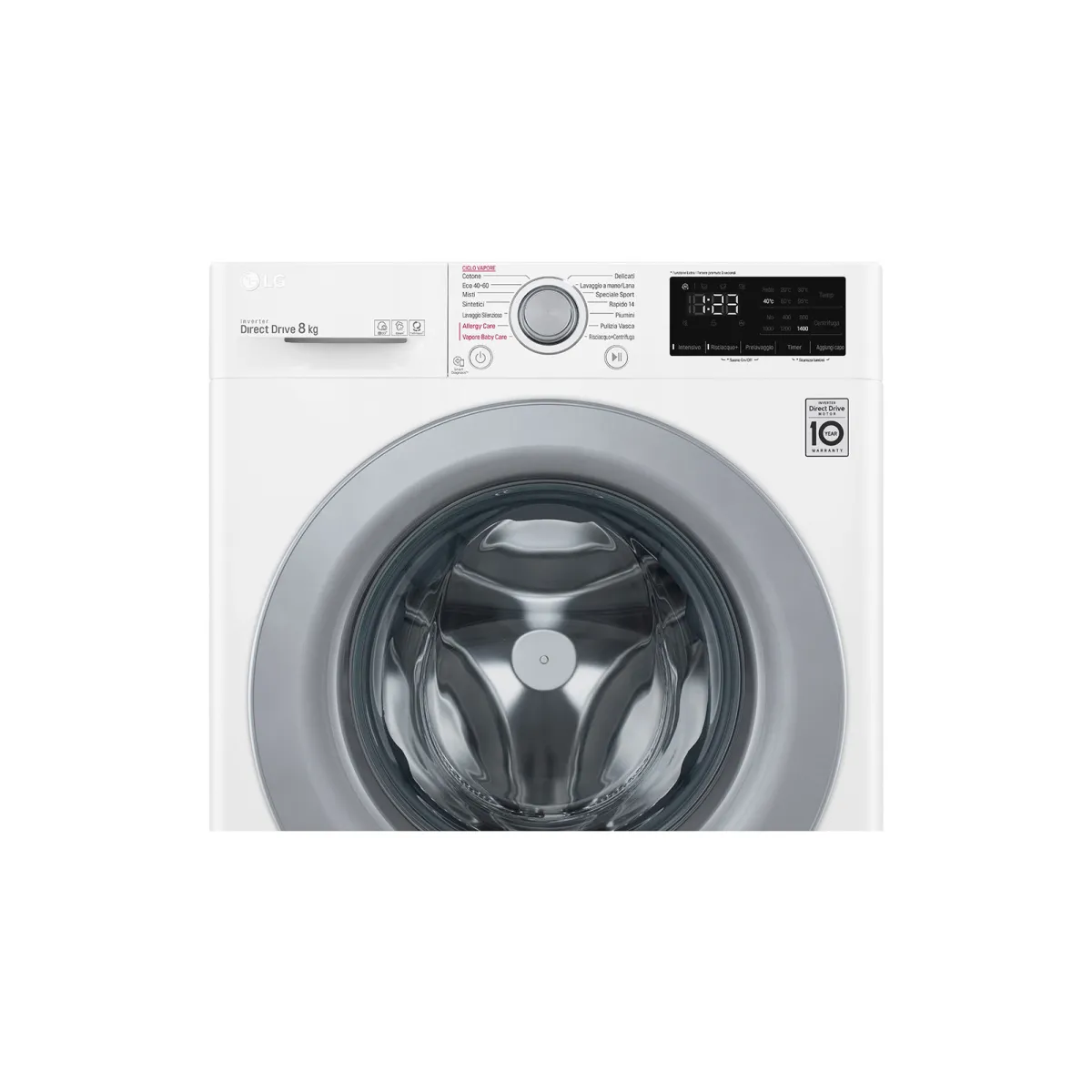 LG F4WV308S4B wasmachine Voorbelading 8 kg 1400 RPM Wit - Image 5 lg f4wv308s4b wasmachine voorbelading 8 kg 1400 rpm wit - image 5