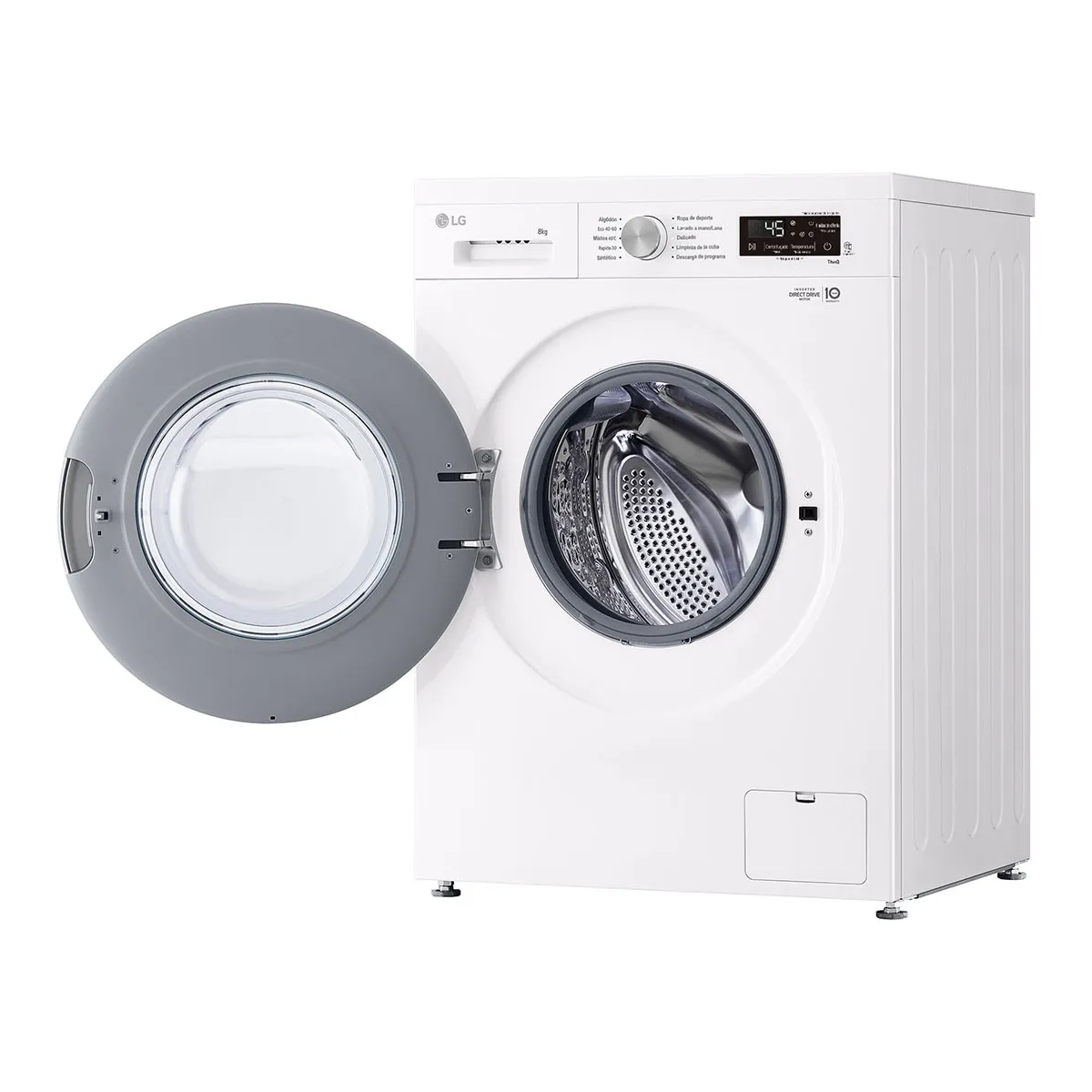 LG F4X1008NWH wasmachine Voorbelading 8 kg 1400 RPM Wit - Image 4 lg f4x1008nwh wasmachine voorbelading 8 kg 1400 rpm wit - image 4