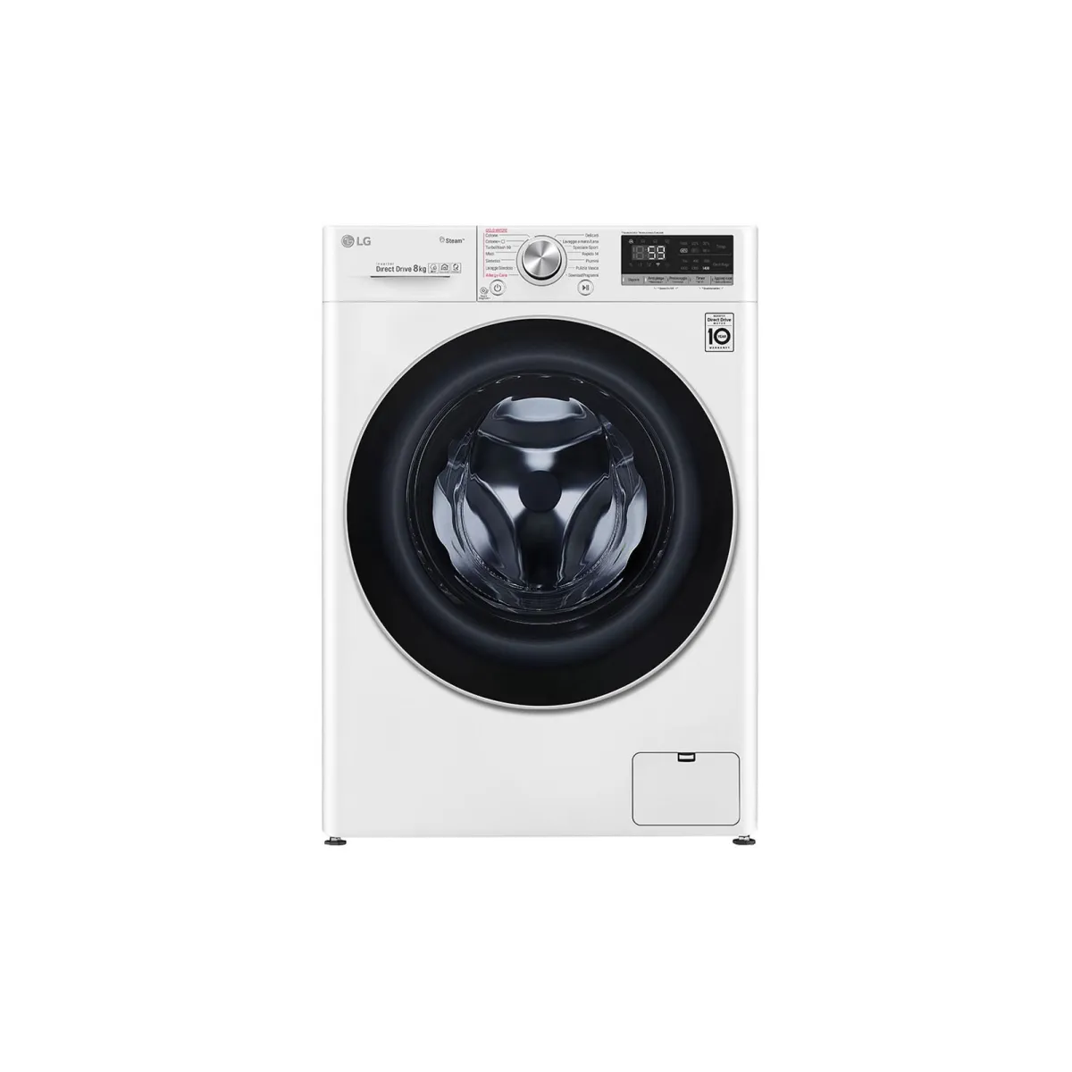 LG GC3V508S1 wasmachine Voorbelading 8 kg 1400 RPM Wit - Image 2 lg gc3v508s1 wasmachine voorbelading 8 kg 1400 rpm wit - image 2