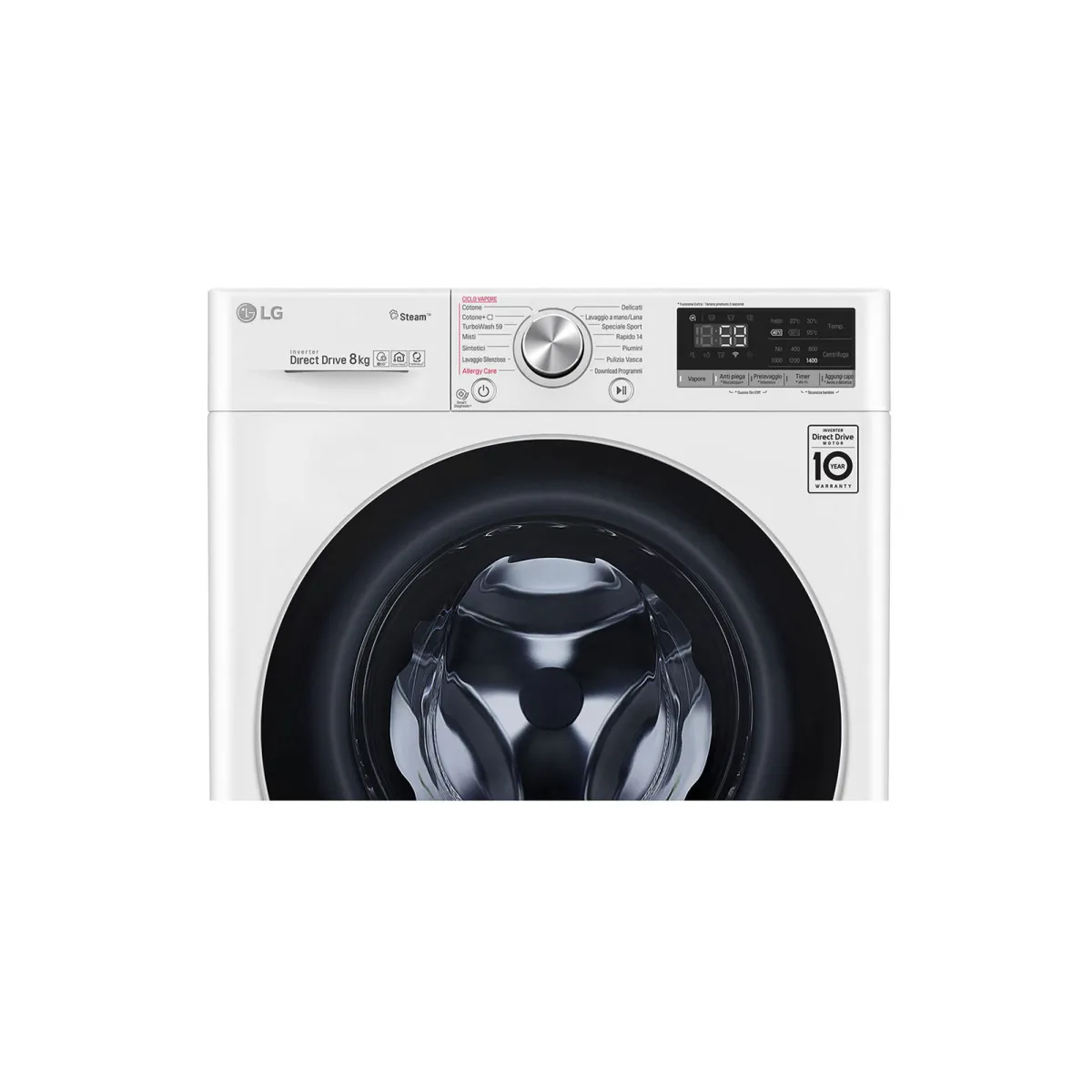 LG GC3V508S1 wasmachine Voorbelading 8 kg 1400 RPM Wit - Image 5 lg gc3v508s1 wasmachine voorbelading 8 kg 1400 rpm wit - image 5