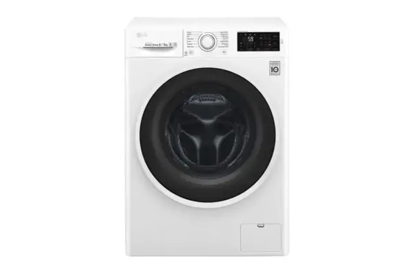 LG GD3M108N3 Was-droogcombinatie Vrijstaand Voorbelading Wit E - Main Image