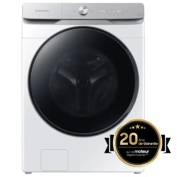 Samsung WF20DG8650BW wasmachine Voorbelading 20 kg 1000 RPM Wit - Main Image