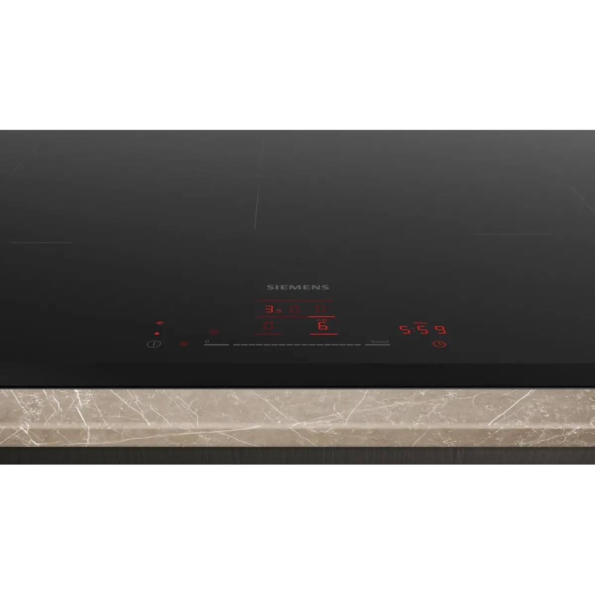 Siemens iQ100 EH831HVB1E kookplaat Zwart Ingebouwd 80 cm Inductiekookplaat zones 5 zone(s) - Image 3 siemens iq100 eh831hvb1e kookplaat zwart ingebouwd 80 cm inductiekookplaat zones 5 zone(s) - image 3