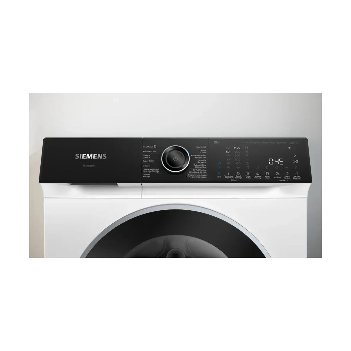 Siemens iQ500 WG44H2A6FG wasmachine Voorbelading 9 kg 1400 RPM Wit - Image 3 siemens iq500 wg44h2a6fg wasmachine voorbelading 9 kg 1400 rpm wit - image 3