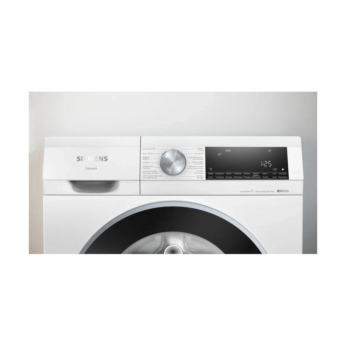 Siemens iQ500 WG46G2Z5FG wasmachine Voorbelading 9 kg 1600 RPM Wit - Image 3 siemens iq500 wg46g2z5fg wasmachine voorbelading 9 kg 1600 rpm wit - image 3