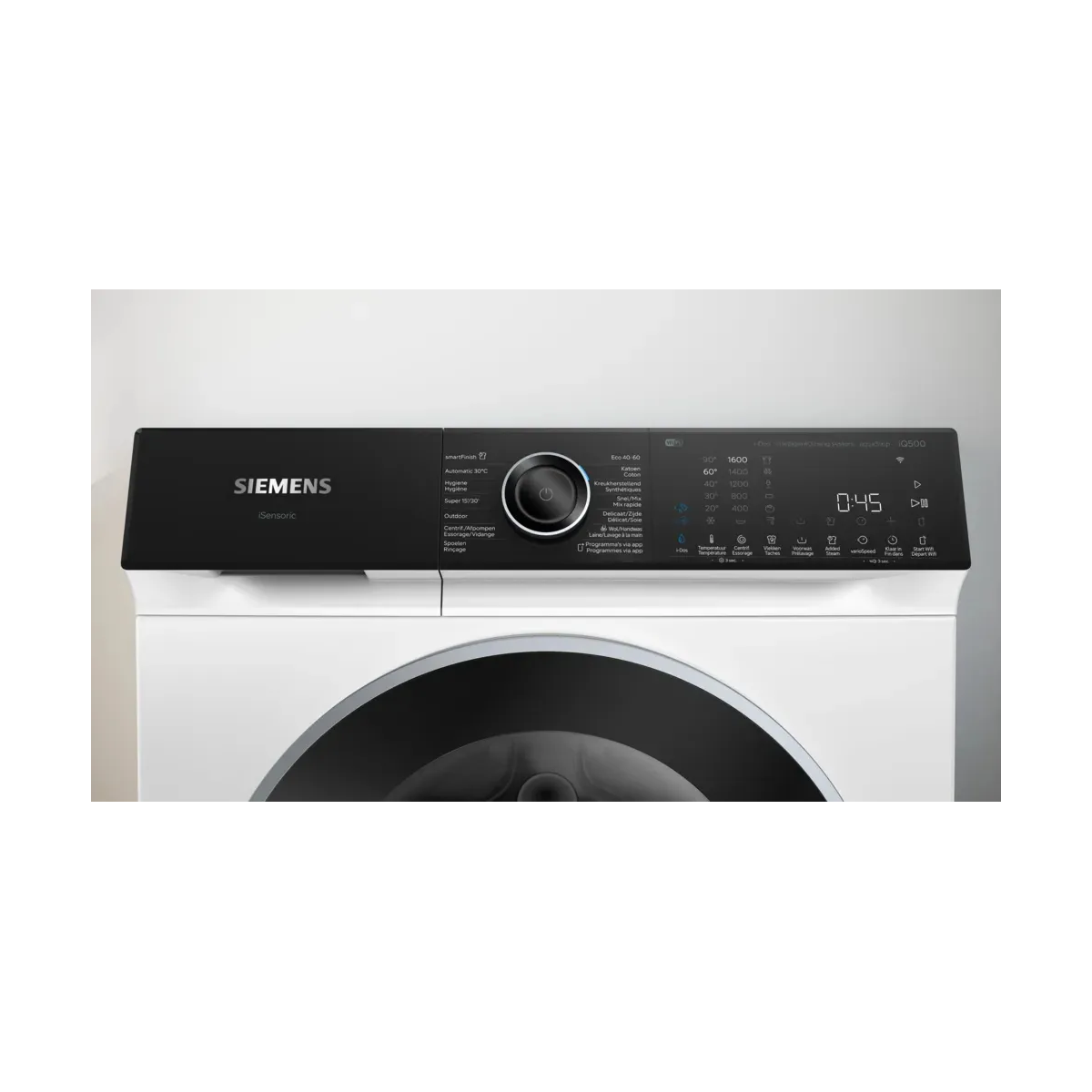 siemens iq500 wg56h2a6fg wasmachine voorbelading 10 kg 1600 rpm wit - image 3