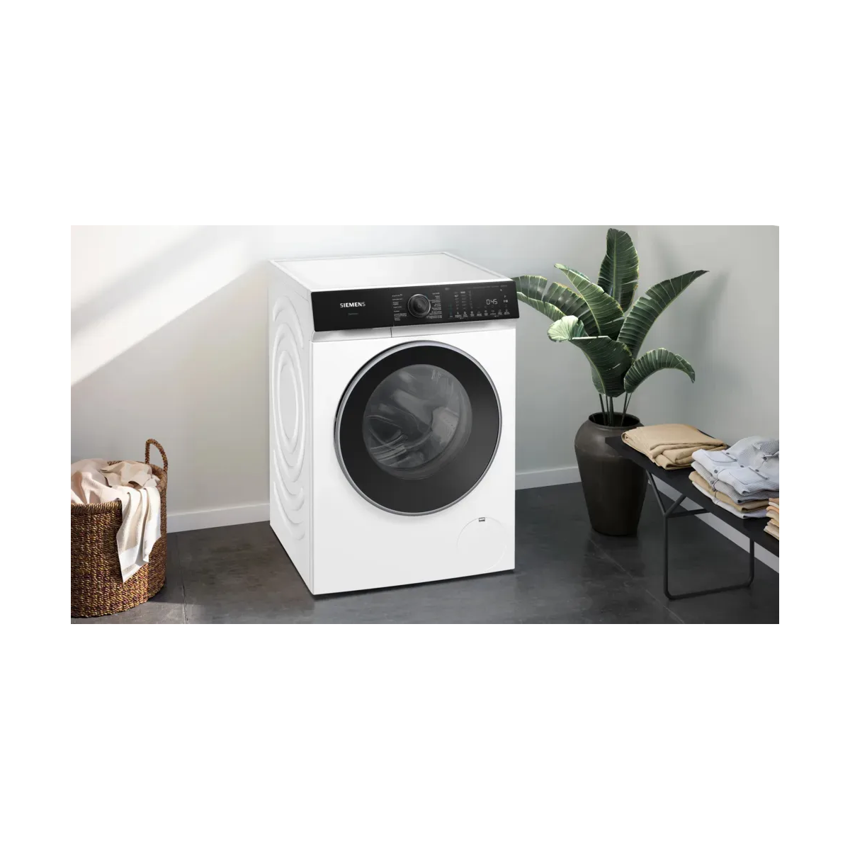 siemens iq500 wg56h2a6fg wasmachine voorbelading 10 kg 1600 rpm wit - image 5