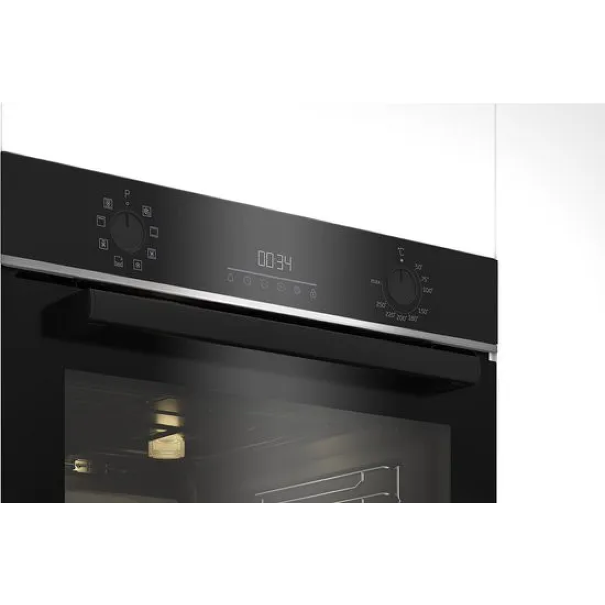 beko b300 bbir13300xc oven 72 l zwart, roestvrijstaal