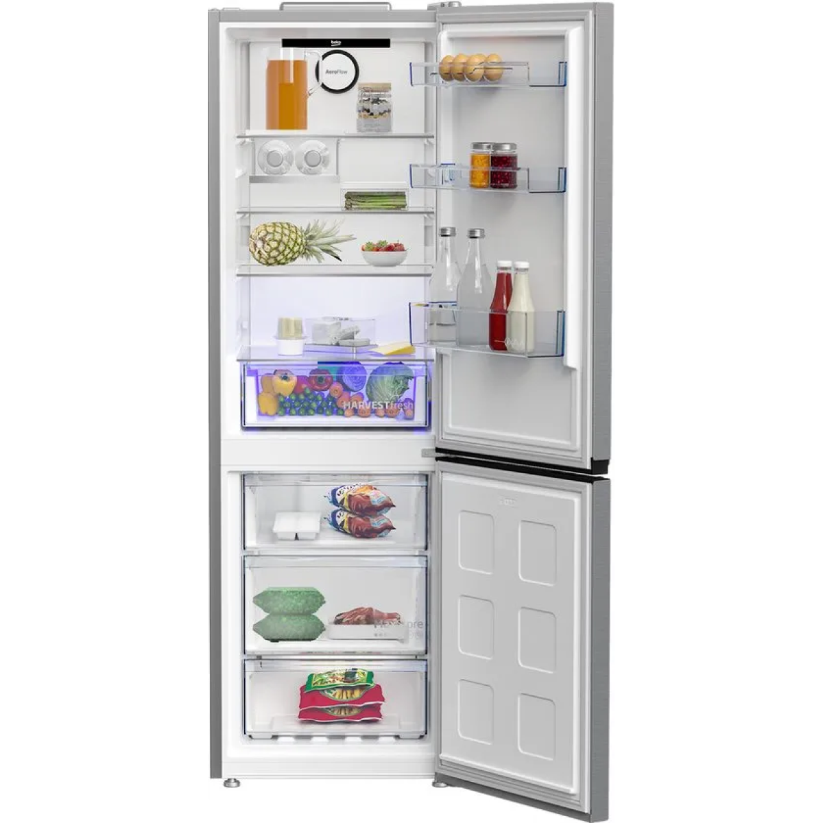 beko b5rcne365hxb - koel-vriescombinatie