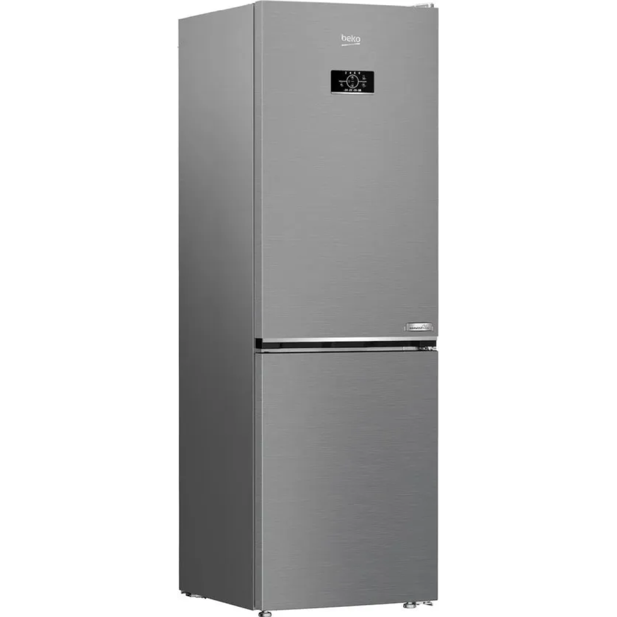 beko b5rcne406hxb vrijstaand 355 l c aluminium, zilver