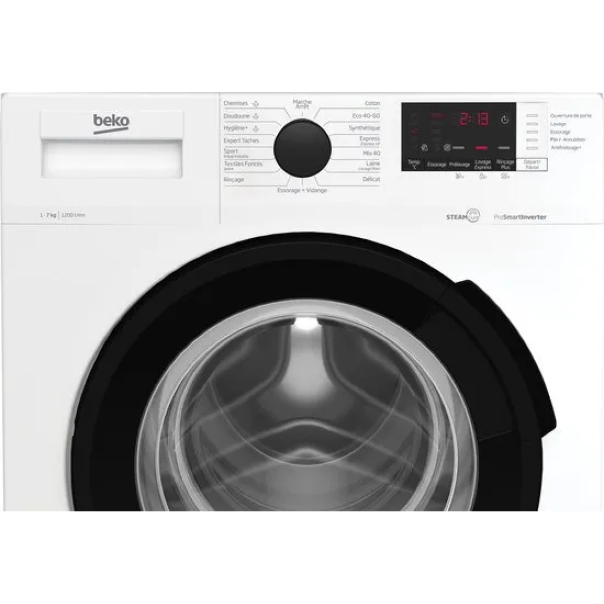 Beko WUV72221BW wasmachine Voorbelading 7 kg 1200 RPM Wit beko wuv72221bw wasmachine voorbelading 7 kg 1200 rpm wit