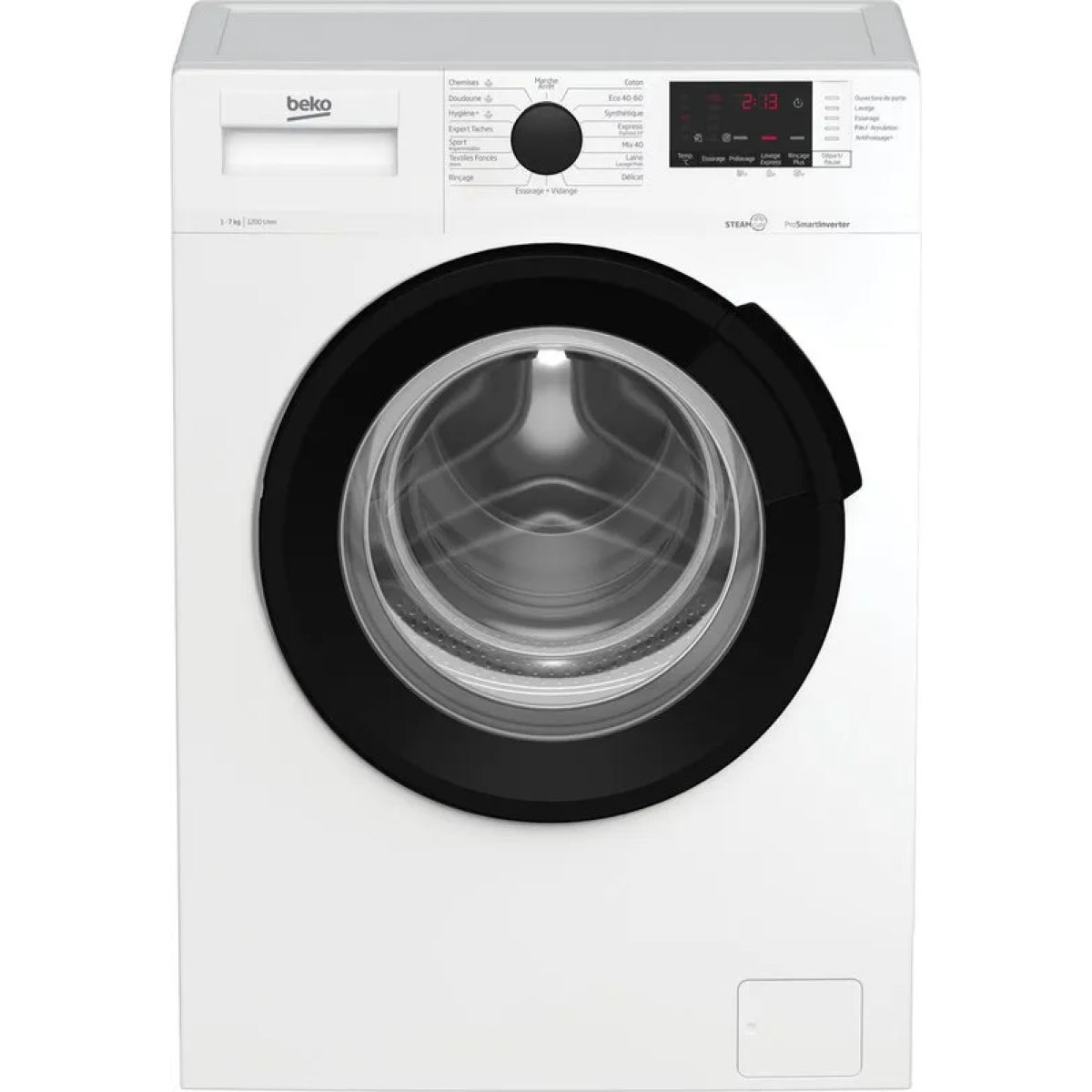 Beko WUV72221BW wasmachine Voorbelading 7 kg 1200 RPM Wit beko wuv72221bw wasmachine voorbelading 7 kg 1200 rpm wit