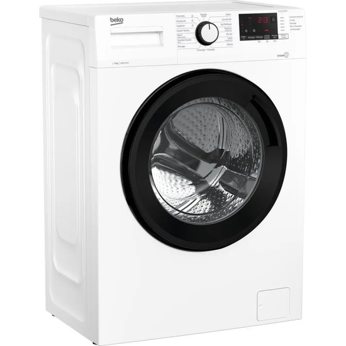 beko wuv8412xbws wasmachine 8kg 1400t/m - c