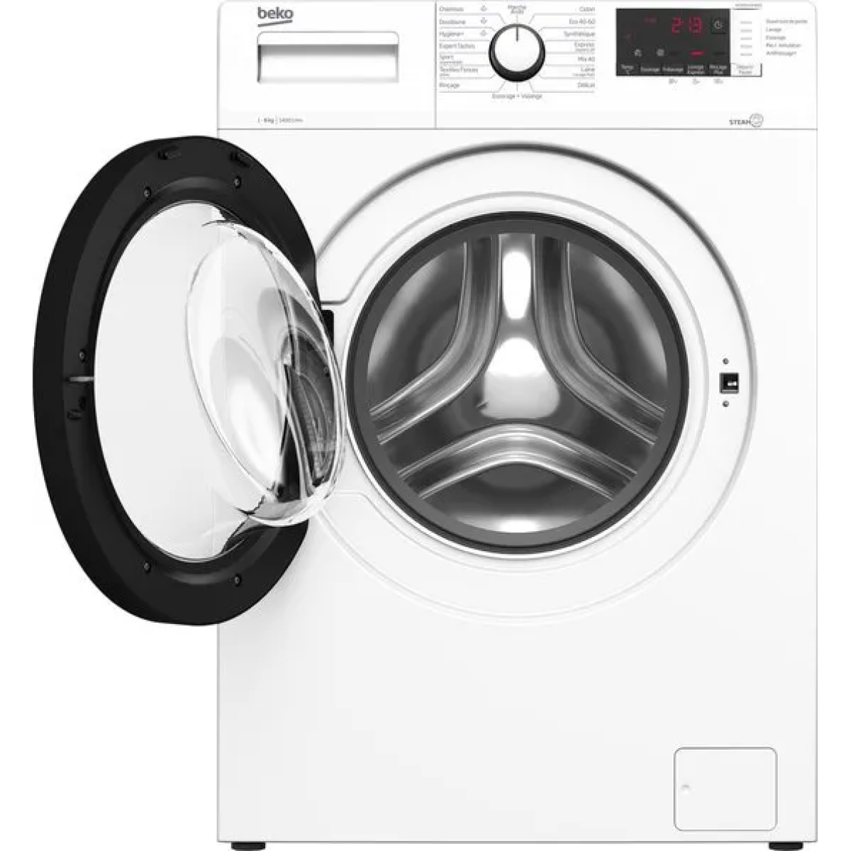 beko wuv8412xbws wasmachine 8kg 1400t/m - c