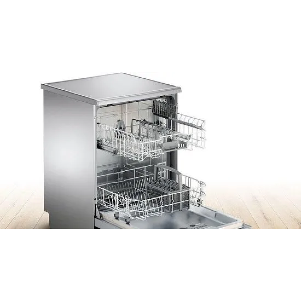 bosch sms25ai05e - serie 2 - vrijstaande vaatwasser - rvs - 12 couverts - energielabel e
