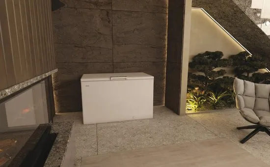 diepvrieskist 132cm 418l - haier - HCE420E