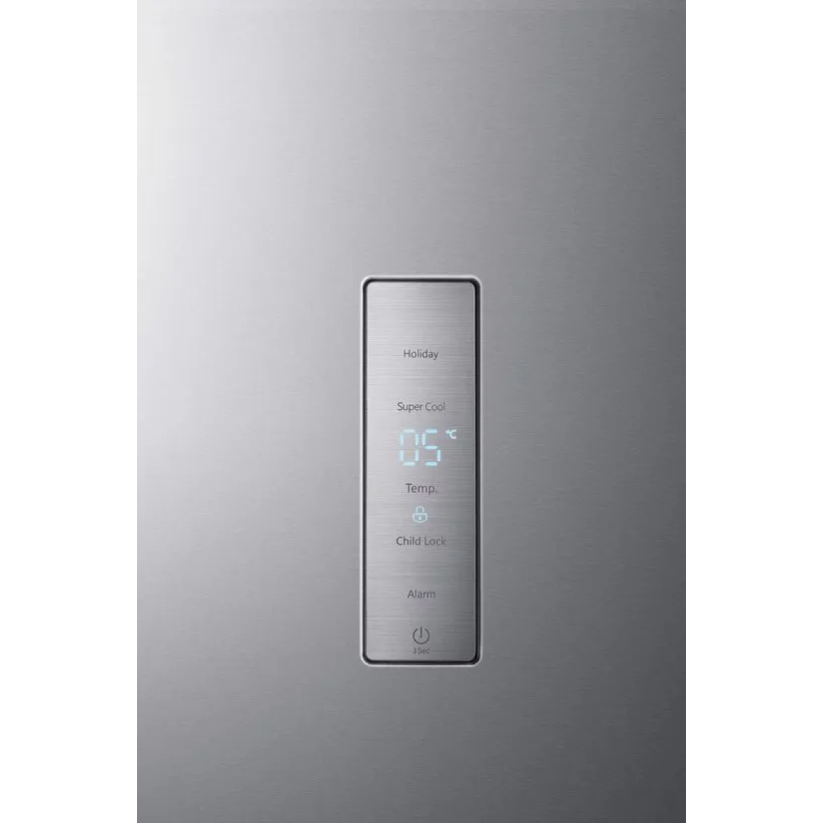 hisense fl372bie, 370 l, no frost system, sn-st, 39 db, e, roestvrijstaal