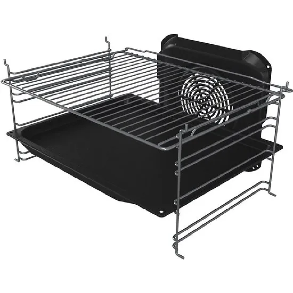 hisense heit6a40bg fornuis met inductie kookplaat - a - zwart