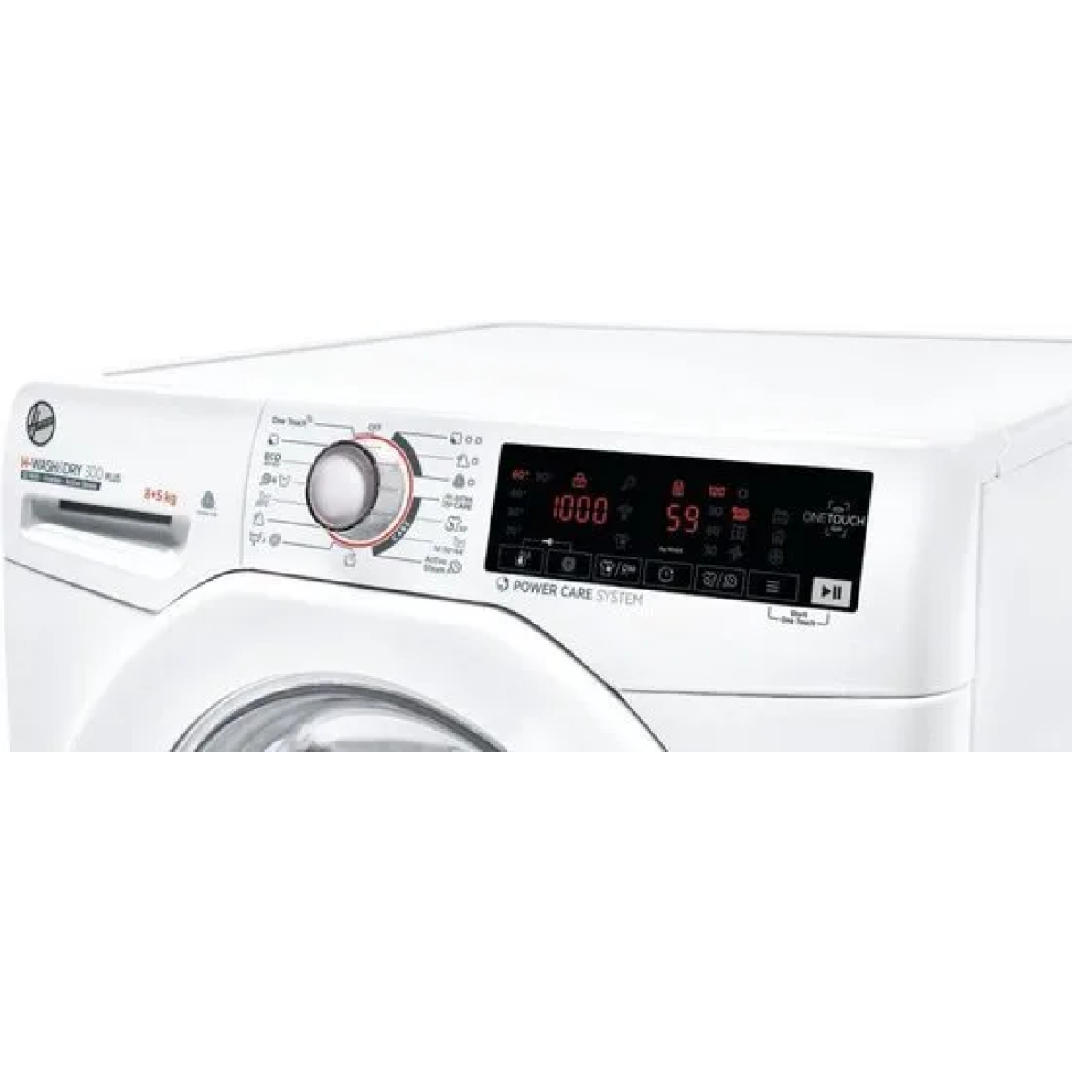 hoover h-wash 300 plus was-droogcombinatie - vrijstaand - voorbelading - wit - energielabel d