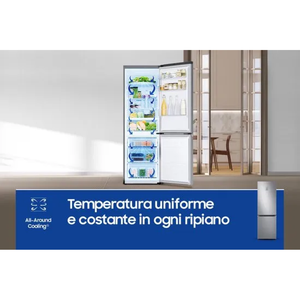 samsung rb34c671ds9 onderbouw 344 l d roestvrijstaal