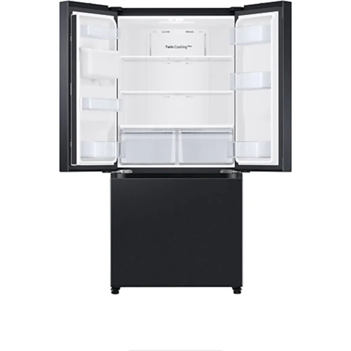 samsung rf50c530eb1 - amerikaanse koelkast - french door - zwart