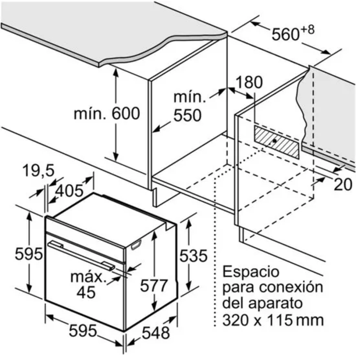 siemens hb676g0s1 inbouw oven - rvs zwart
